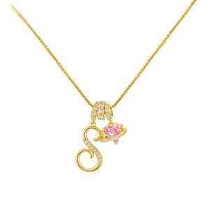 Collier à 26 lettres tendance sur TikTok, plaqué or 18 carats, chaîne en acier inoxydable pour femmes - Product Image 4