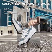 Chaussures de sport décontractées respirantes légères en cuir personnalisées de haute qualité avec logo pour homme, idéales pour le basketball, en EVA, collection Printemps/Hiver