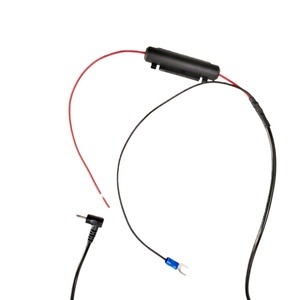 Cable Conector Divisor de Terminales Eléctricos de 20 AWG con Conector DC2.5 en Ángulo Recto a Terminales de Crimpado en Forma de U y Abiertos de 22 AWG - Product Image 6