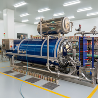 Autoclave de stérilisation automatique à vapeur haute pression pour aliments pour animaux en conserve