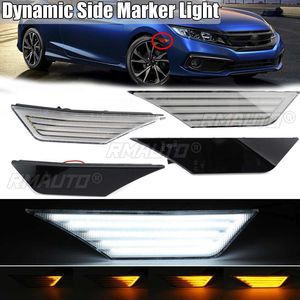 ไฟเลี้ยว LED แบบไหล 2 ดวง สำหรับ Honda Civic รุ่นที่ 10 ปี 2016 2017 2018 2019 2020 ไฟเลี้ยวข้าง ไฟท้าย ไฟบอกตำแหน่ง - Product Image 1