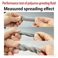 Mortier polyuréthane résistant à l'eau et à la corrosion pour le colmatage des fuites en ingénierie, la réparation étanche et autres matériaux d'étanchéité