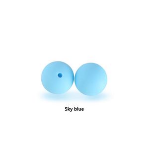 12mm Round <b>Silicone</b> PVC Loose <b>Beads</b> Set Mix Colors Spacing Focal <b>Beads</b> for Jewelry Making & DIY Pen Keychain - Product Image 5