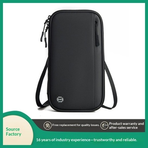New Multi-functional Nylon Card <b>Holder</b> Portable <b>Document</b> Bag International <b>Travel</b> RFID-protected Waterproof Anti-theft Multiple - Product Image 3