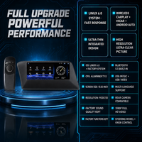 Pour Lexus RX270 2009-2014, autoradio multimédia vidéo de 10,25 pouces, navigation CarPlay, montage sur tableau de bord, voiture d'origine sans bouton