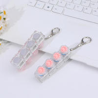 Press Stress Relief Claw Keycap Mechanical Keyboard Soft Silicone Keychain Button Decompression Windmill Key Pendant