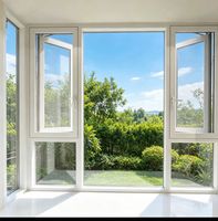 Ventanas de Aluminio para Villa |   Ventanas y Puertas de Aluminio de Diseño Moderno para Casas, Ventanas Abatibles, Ventanas de Doble Acristalamiento