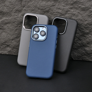 Estuche de carga inalámbrica magnética de cuero PU de proveedor de fábrica OEM para <span class=keywords><strong>iPhone</strong></span> 15 14 13 <span class=keywords><strong>12</strong></span> 16 <span class=keywords><strong>Pro</strong></span> Max Hide Estuche para teléfono móvil - Product Image 4