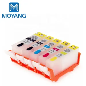 MoYang Refillable स्याही कारतूस के लिए संगत कैनन PGI-525 CLI-526 PIXMA MG6250 MG8150 MG8250 एआरसी चिप के साथ प्रिंटर फिर से भरना