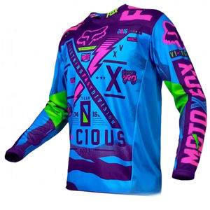 Traje de equitación para deportes al aire libre, traje de carreras de descenso de manga larga, gran oferta transfronteriza, capas de Base de compresión transpirables - Product Image 4