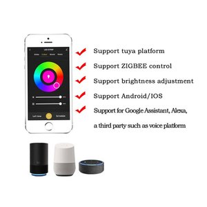 Mini Controlador ZigBee de 12V/24V Tuya para Aplicación HUE, Compatible con Tiras de Luces Inteligentes para Tiras LED CCT, Alexa, Google Home, 2 Canales - Product Image 3