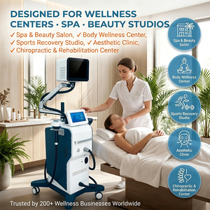 <span class=keywords><strong>Ventouses</strong></span> magnétiques rotatives de 7 pouces de qualité clinique à marque privée pour la circulation, la chaleur et le bien-être corporel, pour les fournitures de physiothérapie - Product Image 4