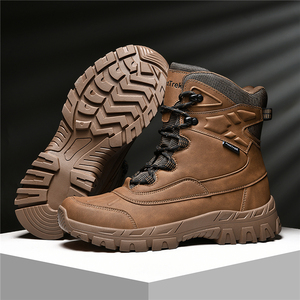 High Quality Heightened Elastic Outdoor HikiShoes Cross-country Non-slip Jogging Lightweight Cushioning Waterproof Hiking <b>Boots</b> - Product Image 3