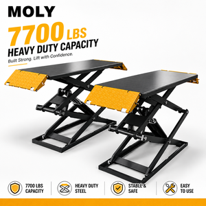 Elevadores Eléctricos Portátiles MOLISPEED de 3.5T para <span class=keywords><strong>Lavado</strong></span> de Autos en Venta, Elevador Hidráulico Tipo Tijera para Autos con Certificación CE y 10 Años de Garantía - Product Image 1