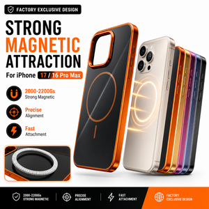 Funda para iPhone 17 16 Pro Max con Anillo Magnético, Panel Trasero Texturizado con Impresión Dual AG, Resistente a Arañazos, Precio de Fábrica - Product Image 5