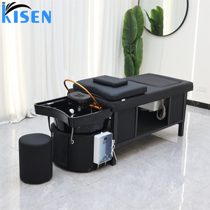 KISEN Salon Sink Bowl Hair Washing Head Spa Bed Thai Massage Pedicure <strong>Shampoo</strong> Bed Spa Head Massage <strong>Shampoo</strong> <strong>Sofa</strong> Equipment - Product Image 2