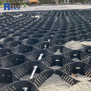 Grille alvéolée pour <span class=keywords><strong>gravier</strong></span>, <span class=keywords><strong>stabilisateur</strong></span> de voie d'accès, murs de soutènement extérieurs, conception de modèle 3D, matériau PP, amélioration du sol en géocell HDPE - Product Image 6