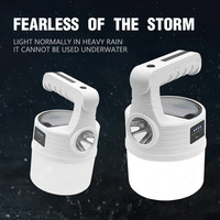 2022 Neue USB LED Solar Wiederaufladbare Notfall-Nachtleuchte Tragbare Camping-Lampe 200LM SOS