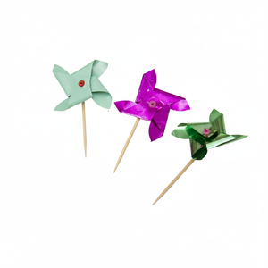 Decorative Bamboo Cocktail Picks Wooden Food Picks for Fruit Dessert Party Bar Custom Shapes Factory Supply - Product Image 1