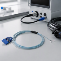 Câble d'endoscope médical, câble rond flexible à blindage élevé et tressé pour l'imagerie endoscopique