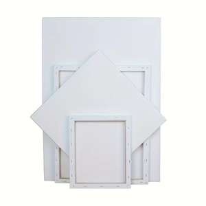 Toile de peinture en coton blanc sur mesure, tendue sur châssis, avec impression UV pour la peinture - Product Image 3