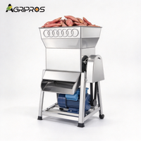 Machine à râper le manioc électrique commerciale, pulpeur de patate douce, broyeur de gingembre frais et de pommes de terre, extracteur de pâte de tubercules