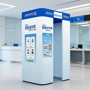 JIPAI Photomaton tout-en-un en libre-service, borne <span class=keywords><strong>d</strong></span>'impression de photos <span class=keywords><strong>d</strong></span>'<span class=keywords><strong>identité</strong></span> en libre-service, plusieurs tailles de photos <span class=keywords><strong>d</strong></span>'<span class=keywords><strong>identité</strong></span> disponibles - Product Image 1