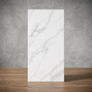 Glaciar White Statuario Porcelain Tiles 600x1200mm Premium Marble Look Floor <b>Wall</b> Collection - Product Image 2