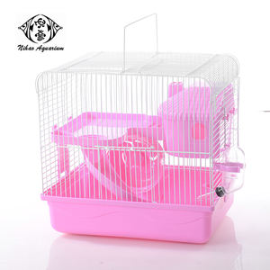 Taşınabilir küçük hayvanlar pet Totoro kirpi hamster kafesi ucuz tel evcil hayvan kafes kolu ile - Product Image 1