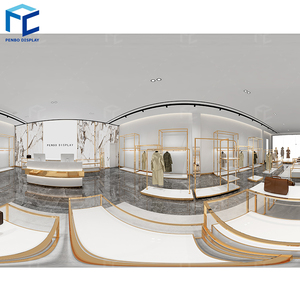 Kệ sang trọng cho quần áo cửa hàng/quần áo <span class=keywords><strong>Rack</strong></span> hiển thị/quần áo cửa hàng đồ đạc cho quần áo cửa hàng hiển thị - Product Image 1