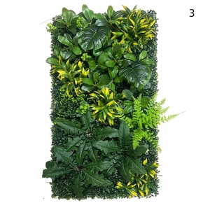 50*100 सेमी प्लास्टिक कृत्रिम घास ऊर्ध्वाधर हरे दीवार घर गार्डन सजावट पर्यावरण के अनुकूल पानी प्रतिरोधी - Product Image 4