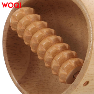 Masajeador de Vientre con Varilla Meridiana de Madera de Haya WOQI, Fácil de Usar para Tonificar y Reafirmar el Cuerpo, Elimina Toxinas - Product Image 5