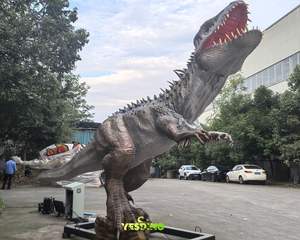 Dinosaurios Animatrónicos de Tamaño Real, Modelo de <span class=keywords><strong>Dinosaurio</strong></span> con Servomotor, <span class=keywords><strong>Indominus</strong></span> <span class=keywords><strong>Rex</strong></span> Realista Hecho a Mano en Goma para Exhibición en Parques Interiores - Product Image 5