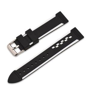 Correa de silicona para <span class=keywords><strong>reloj</strong></span> deportivo, resistente al agua, 20mm, 22mm, 24mm - Product Image 3