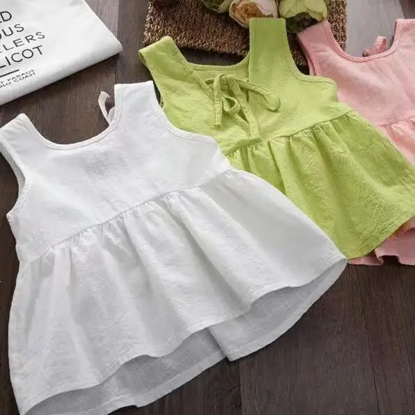 Vestiti della neonata stampa floreale vestito estivo del bambino gonna bambino vestiti per bambini abbigliamento da spiaggia per bambini vestito neonato