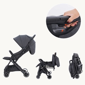 Cochecito Doble de Lujo Certificado EN1888 para Bebés, con Tela de Lino, Estructura de Acero Inoxidable, Parabrisas y Cubrepiés, Plegable para Dos Niños - Product Image 3