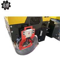 Compacteur routier vibrant hydraulique 3 tonnes à double tambour, compacteur de sol à double tambour essence/diesel
