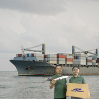 Agent logistique FBA à prix compétitif, société de transport aérien international porte-à-porte de la Chine vers les États-Unis et le Canada