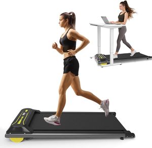 Máy chạy bộ gấp gọn với động cơ mạnh mẽ, êm ái, tải trọng 265 LBS, dùng cho nhà, văn phòng, dưới bàn làm việc - Product Image 1