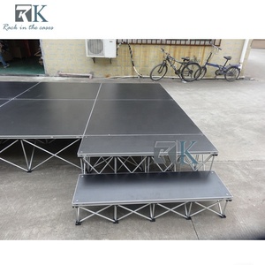 Étapes extérieures fermes portatives d'étape de plate-forme modulaire détachable d'événement - Product Image 5