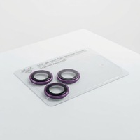 Nouvelle Arrivée : Protection d'objectif d'appareil photo transparente intégrale avec protection métallique pour iPhone 16 17 18 Pro Max