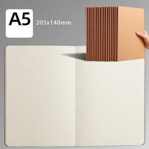 Cuadernos Personalizados para Estudiantes, Tamaño A5, con Cubierta de Papel Kraft, Carpeta de Archivos, Estilo Impreso, Encuadernación Cosida con Hilo, Regalo - Product Image 3