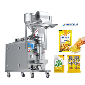Machine d'emballage automatique pour sachets de sauce mayonnaise, moutarde, sauce à pizza, sauce à l'ail, en plastique - Product Image 1