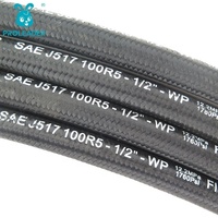 Tuyau hydraulique flexible en caoutchouc SAE 100 R5 résistant à l'usure pour conduite de direction assistée, ligne de carburant, ligne de graisse, système de freinage automobile