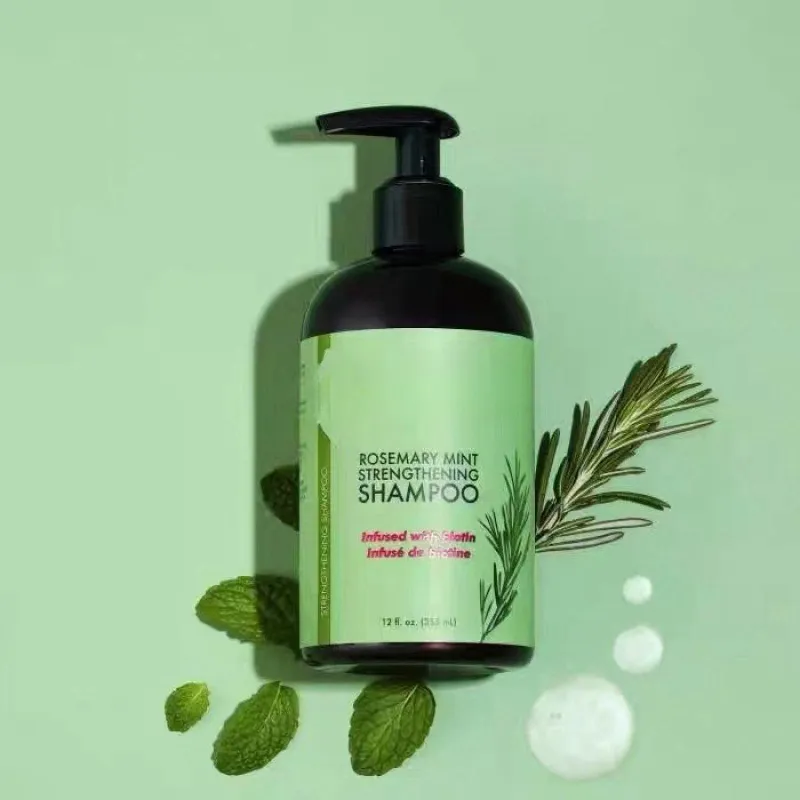 Miele Rosemary Mint penguat sampo 255ml memperkuat rambut bergizi anti ketombe pelembab kontrol minyak perbaikan