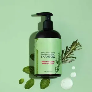 Miele Rosemary Mint Strengthening 255ml Shampoo Strengthen Hair nourishing anti dandruff moisturizing oil control repairing