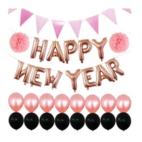 Décor de Ballon de fond, ensemble cadeau, fournitures de fête de réveillon chinois, Globos, décoration, bonne année
