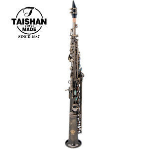 Saxophone <span class=keywords><strong>soprano</strong></span> <span class=keywords><strong>droit</strong></span> en laiton antique de style vintage, de bonne qualité, très demandé, tonalité Si bémol - Product Image 3
