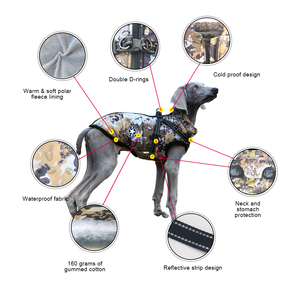 Fabricant d'usine de vestes personnalisées pour animaux de compagnie Conception hivernale <span class=keywords><strong>Teckel</strong></span> Onesie Fashion Pet Costumes Cool Dog Jackets Waterproof Dog Vest - Product Image 5