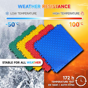 Dalles de terrain de pickleball extérieur en PP antidérapantes à emboîtement pour drainage de l'<span class=keywords><strong>eau</strong></span>, à prix raisonnable, avec garantie de 10 ans - Product Image 5